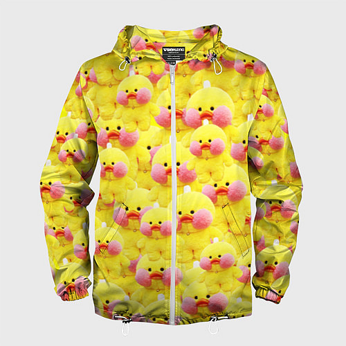 Мужская ветровка УТОЧКА ЛАЛАФАНФАН - УТЯ / 3D-Белый – фото 1
