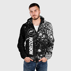 Ветровка с капюшоном мужская ФОРЗА ХОРАЙЗЕН Арт Вертикально, цвет: 3D-черный — фото 2