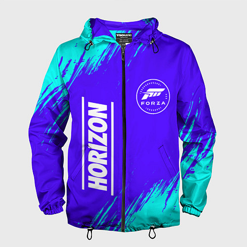 Мужская ветровка FORZA HORIZON Краски / 3D-Черный – фото 1