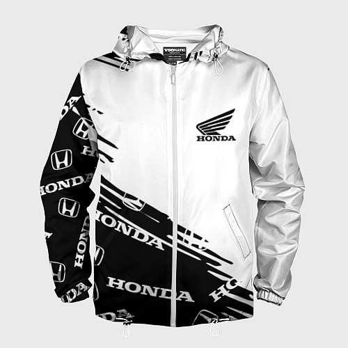 Мужская ветровка Honda sport pattern / 3D-Белый – фото 1