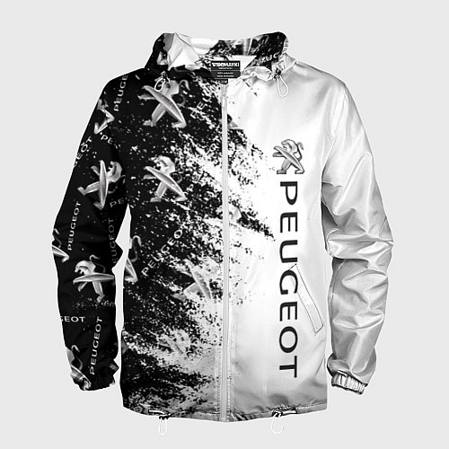 Мужская ветровка Peugeot Распылитель / 3D-Белый – фото 1