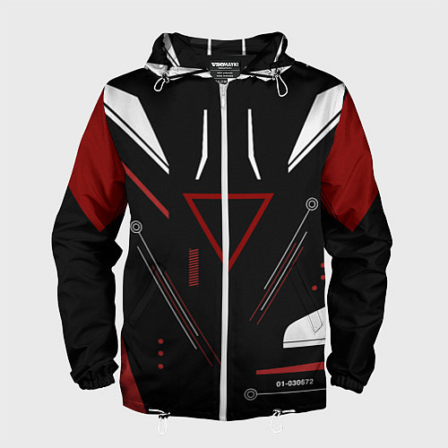 Мужская ветровка Сайрекс Сyrex CS GO / 3D-Белый – фото 1