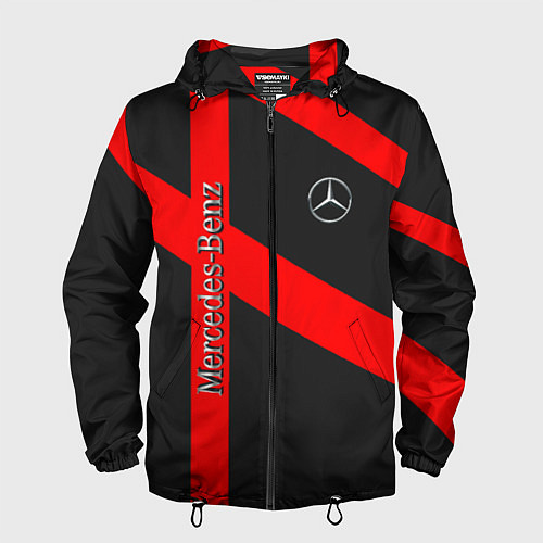 Мужская ветровка Mercedes мерседес amg / 3D-Черный – фото 1
