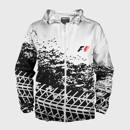Мужская ветровка F1 Формула 1 Mini Logo / 3D-Белый – фото 1