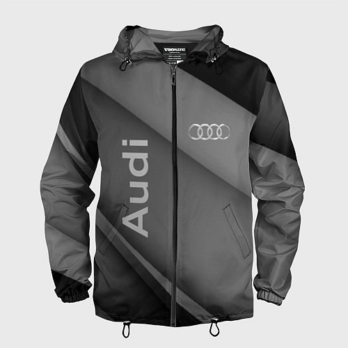 Мужская ветровка Ауди audi / 3D-Черный – фото 1