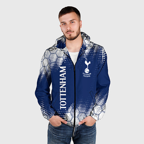 Мужская ветровка TOTTENHAM HOTSPUR Тоттенхэм / 3D-Черный – фото 3