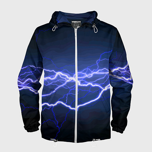 Мужская ветровка Lightning Fashion 2025 Neon / 3D-Белый – фото 1