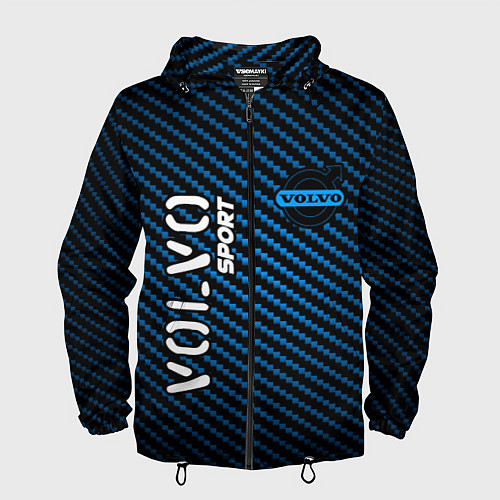 Мужская ветровка VOLVO Volvo Sport Карбон / 3D-Черный – фото 1