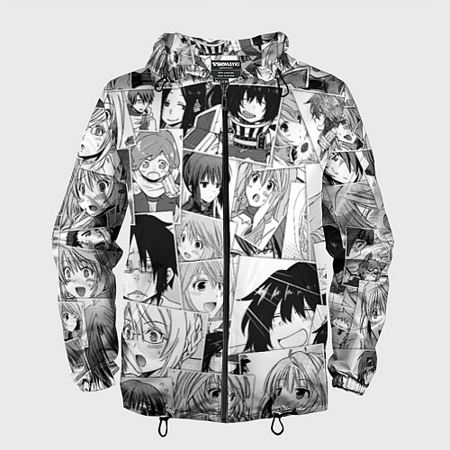Мужская ветровка Log Horizon pattern / 3D-Черный – фото 1