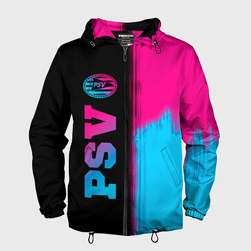 Мужская ветровка PSV Neon Gradient / 3D-Черный – фото 1