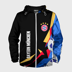 Мужская ветровка Bayern munchen Sport - цветные геометрии