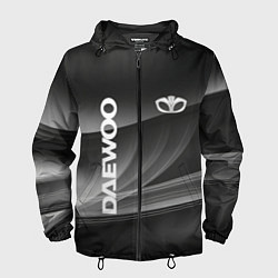 Ветровка с капюшоном мужская Daewoo - абстракция, цвет: 3D-черный