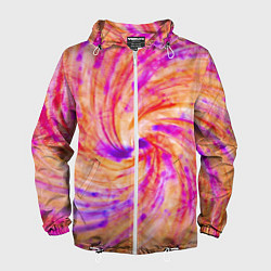 Мужская ветровка Color swirls