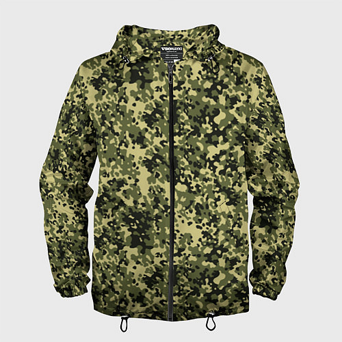 Мужская ветровка Камуфляж Flecktarn Jeitai / 3D-Черный – фото 1