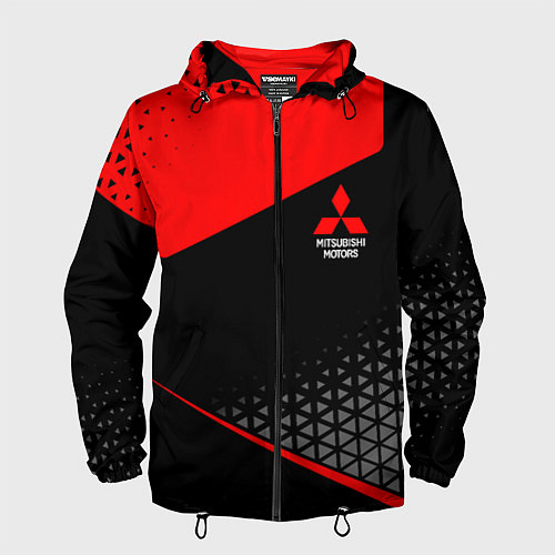 Мужская ветровка Mitsubishi - Sportwear / 3D-Черный – фото 1