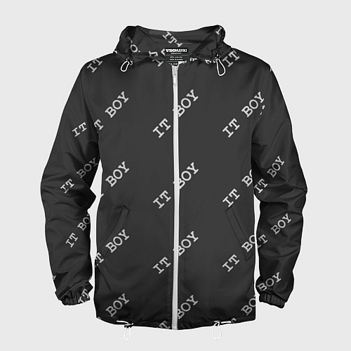 Мужская ветровка Программисты - IT BOY / 3D-Белый – фото 1