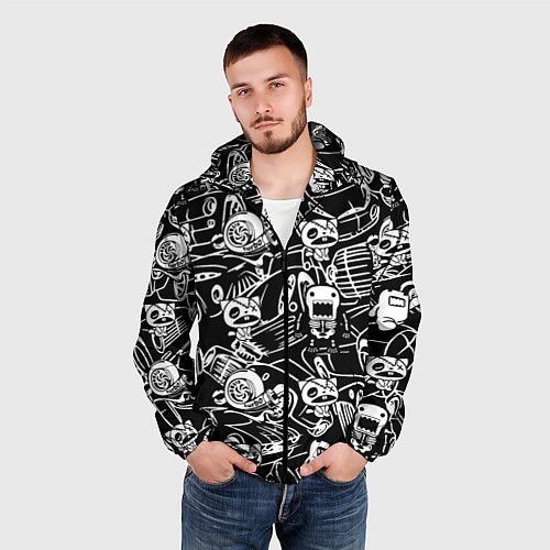 Мужская ветровка JDM Pattern / 3D-Черный – фото 3