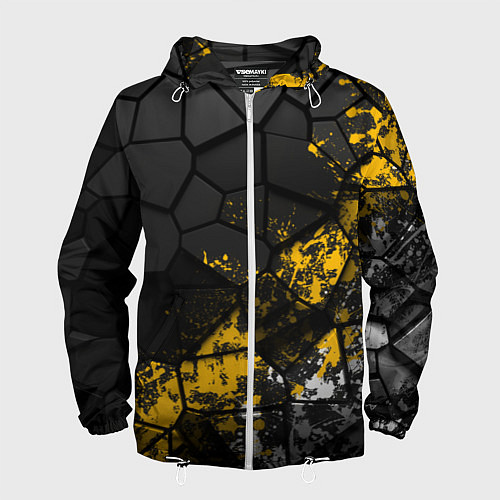 Мужская ветровка Имперская геометрия / 3D-Белый – фото 1