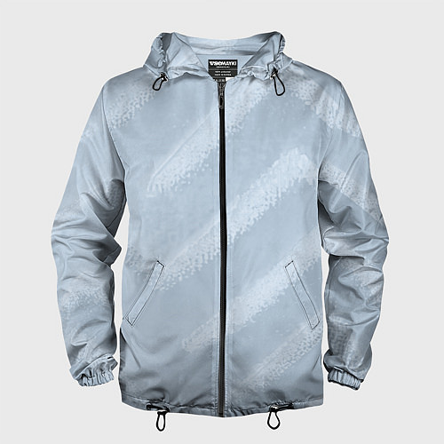 Мужская ветровка Снежный узор / 3D-Черный – фото 1