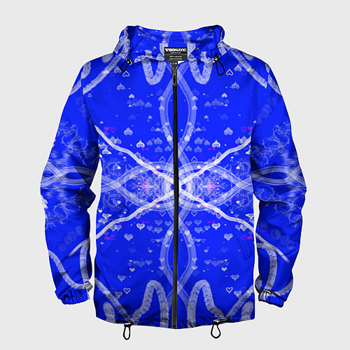 Мужская ветровка Сложный орнамент / 3D-Черный – фото 1