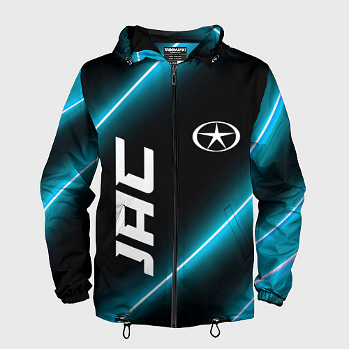 Мужская ветровка JAC неоновые лампы / 3D-Черный – фото 1