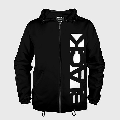 Мужская ветровка Black minimalistik / 3D-Черный – фото 1