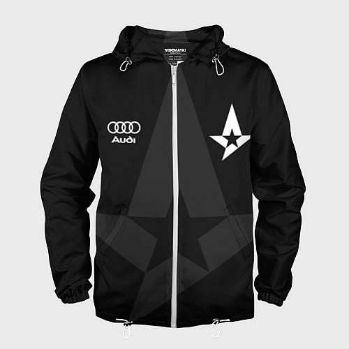 Мужская ветровка Форма Astralis black / 3D-Белый – фото 1