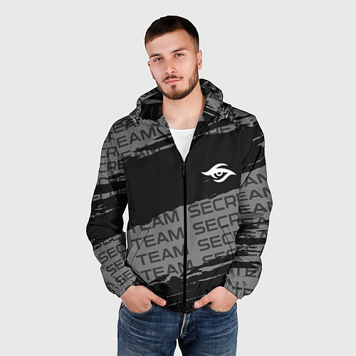 Мужская ветровка Форма Team Secret / 3D-Черный – фото 3
