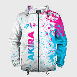 Мужская ветровка Akira neon gradient style: по-вертикали