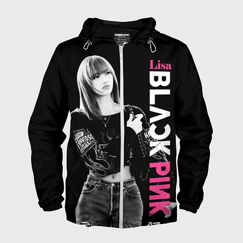 Мужская ветровка Blackpink Beautiful Lisa / 3D-Белый – фото 1