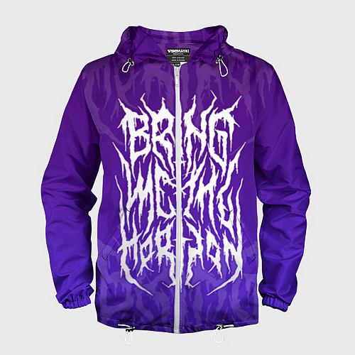 Мужская ветровка Bring Me The Horizon Lettering / 3D-Белый – фото 1