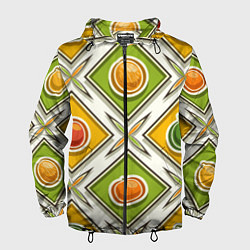 Мужская ветровка Fruits and berries pattern