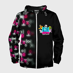 Мужская ветровка Игра в кальмара x Fall Guys