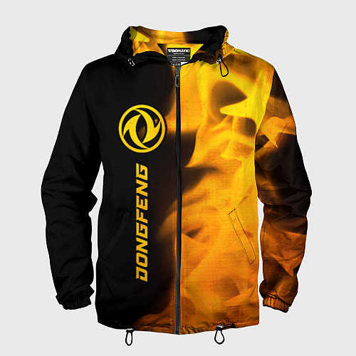 Мужская ветровка Dongfeng - gold gradient: по-вертикали / 3D-Черный – фото 1
