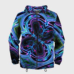 Мужская ветровка Абстракция neon