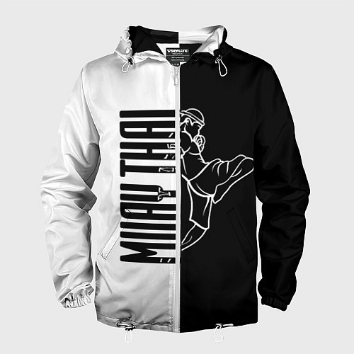 Мужская ветровка Muay-Thai / 3D-Белый – фото 1