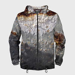 Мужская ветровка Коррозия металла гранж текстура