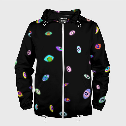 Мужская ветровка Kaufmo Abstracted The Amazing Digital Circus / 3D-Белый – фото 1