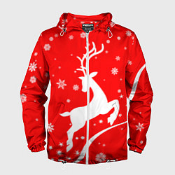 Мужская ветровка Christmas deer