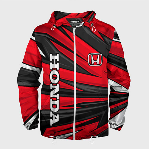 Мужская ветровка Red sport - honda / 3D-Белый – фото 1