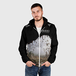 Ветровка с капюшоном мужская STALKER 2 выход из тоннеля, цвет: 3D-белый — фото 2