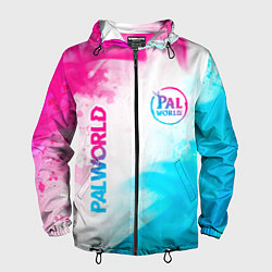 Мужская ветровка Palworld neon gradient style вертикально