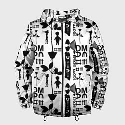 Ветровка с капюшоном мужская Depeche Mode DM music, цвет: 3D-черный