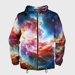 Мужская ветровка The cosmic nebula