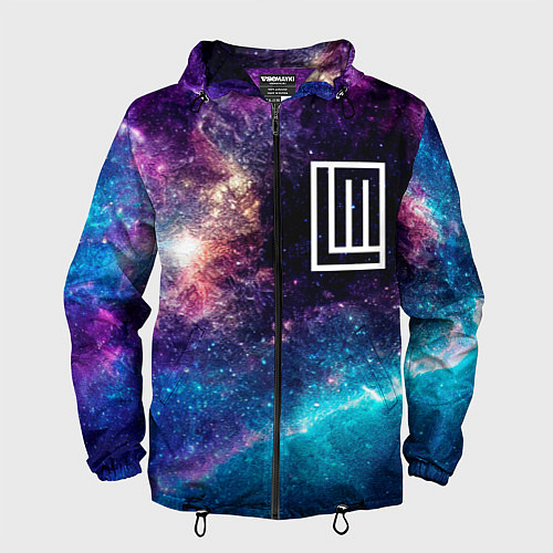 Мужская ветровка Lindemann space rock / 3D-Черный – фото 1