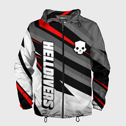 Мужская ветровка Helldivers 2: Skull Logo