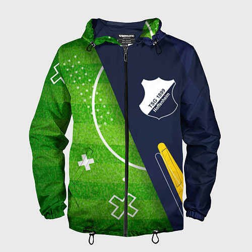 Мужская ветровка Hoffenheim football field / 3D-Черный – фото 1