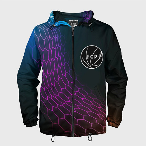 Мужская ветровка Porto футбольная сетка / 3D-Черный – фото 1