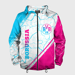 Мужская ветровка Borussia neon gradient style вертикально