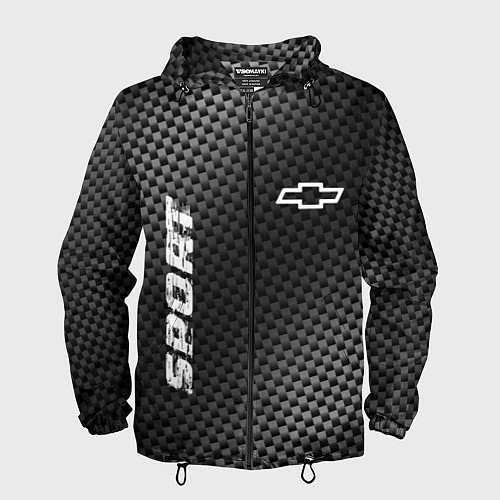 Мужская ветровка Chevrolet sport carbon / 3D-Черный – фото 1